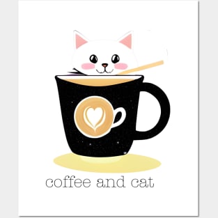 Coffee Cat Posters and Art